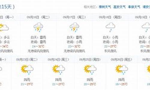 宜春天气15天_宜春天气15天查询结果