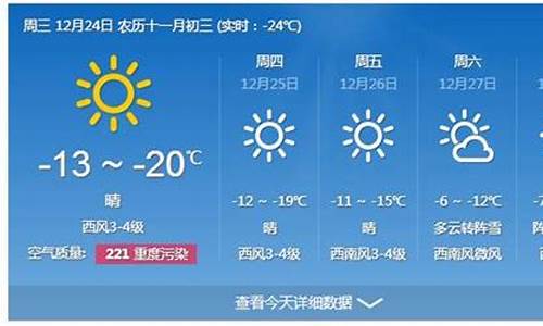 哈尔滨天气15天预报及穿衣_15天天气预报,哈尔滨